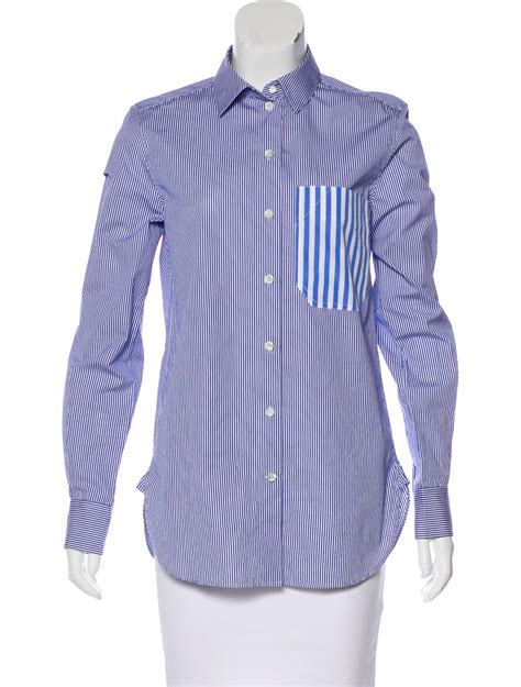 celine stripe shirt|celine tops real real.